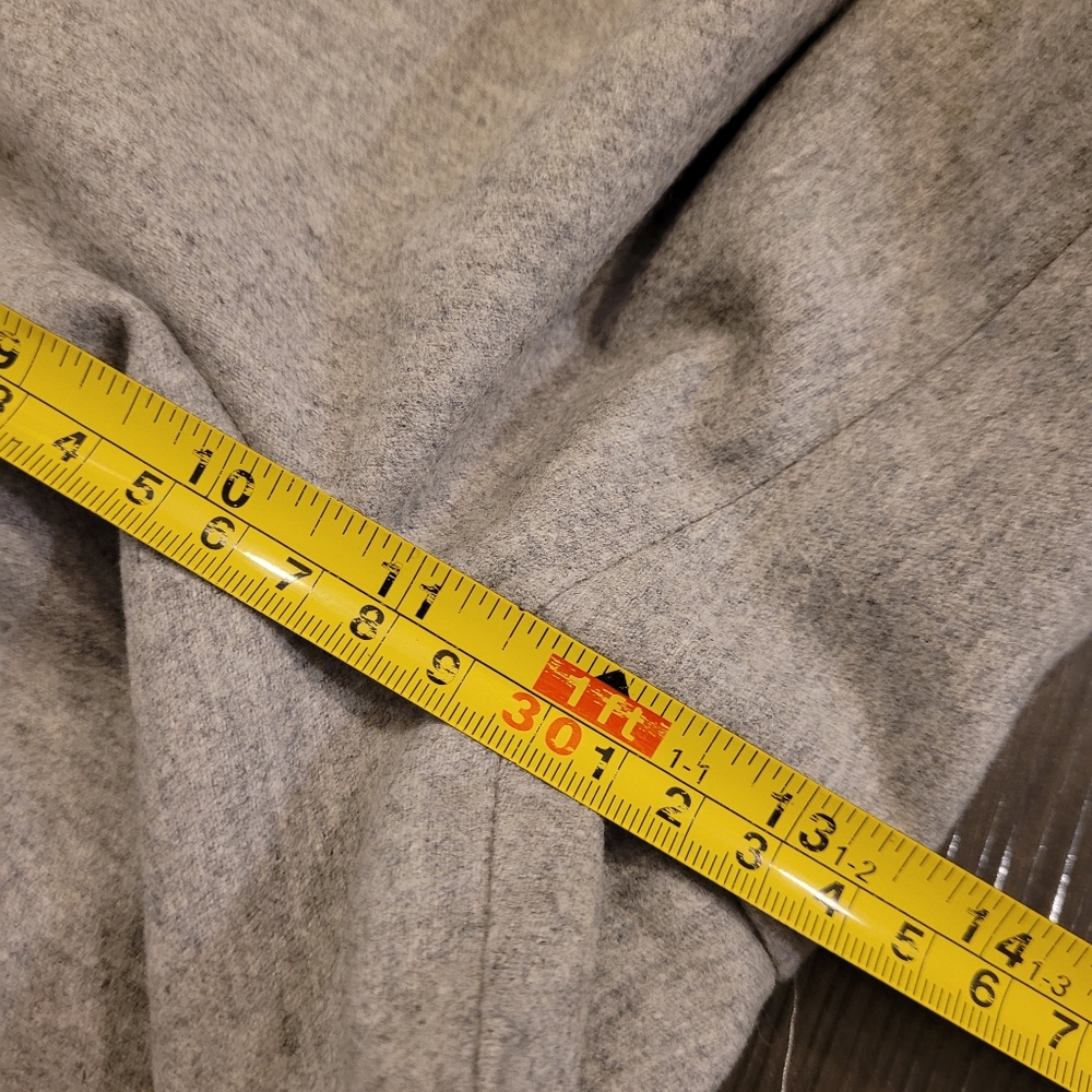 Aritzia Babaton The Next Pants Gray Pleated Wool Cashmere Blend Trousers Size 6 - Picture 10 of 11